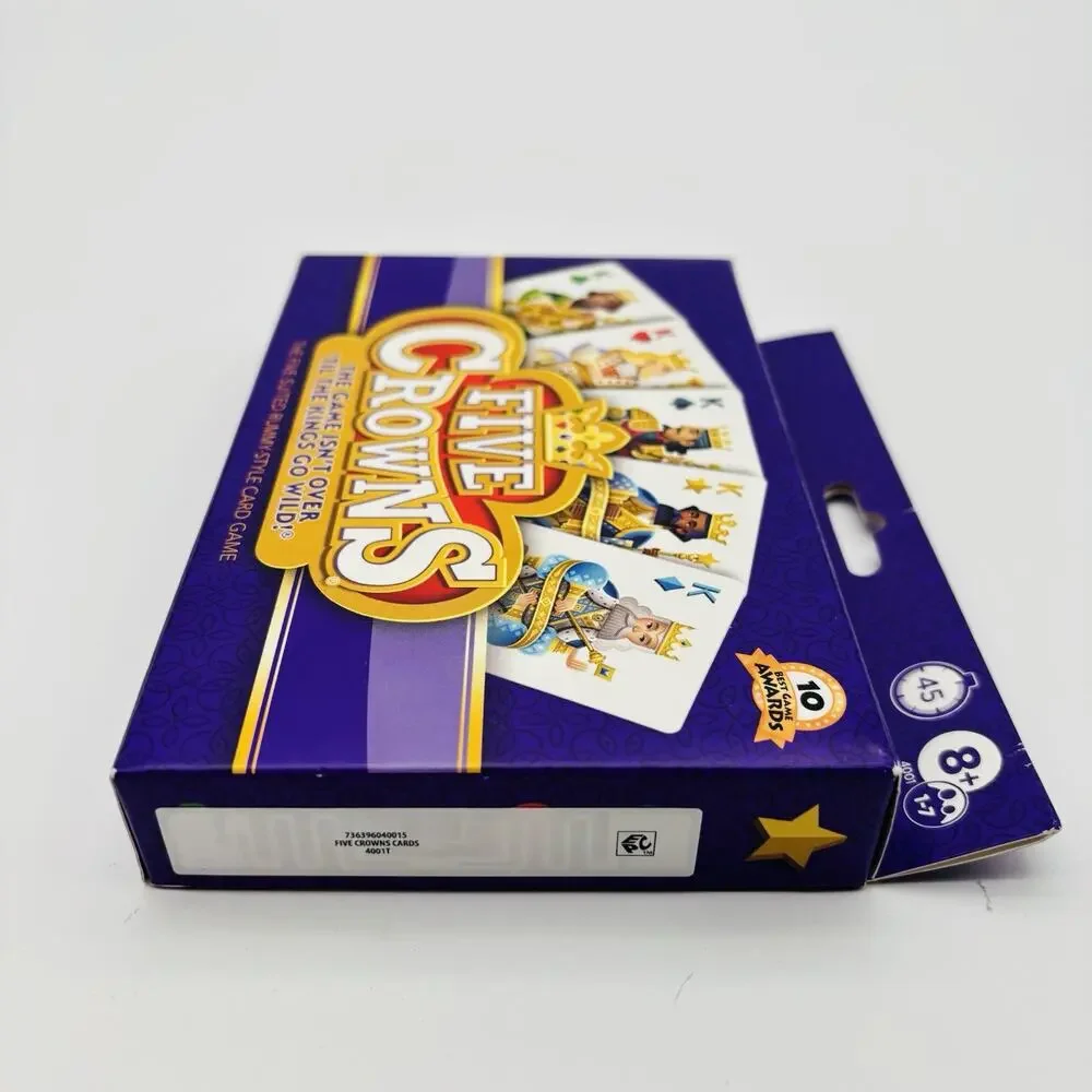 Five Crowns The Five Suited Rummy Style Card Game NEW AND SEALED